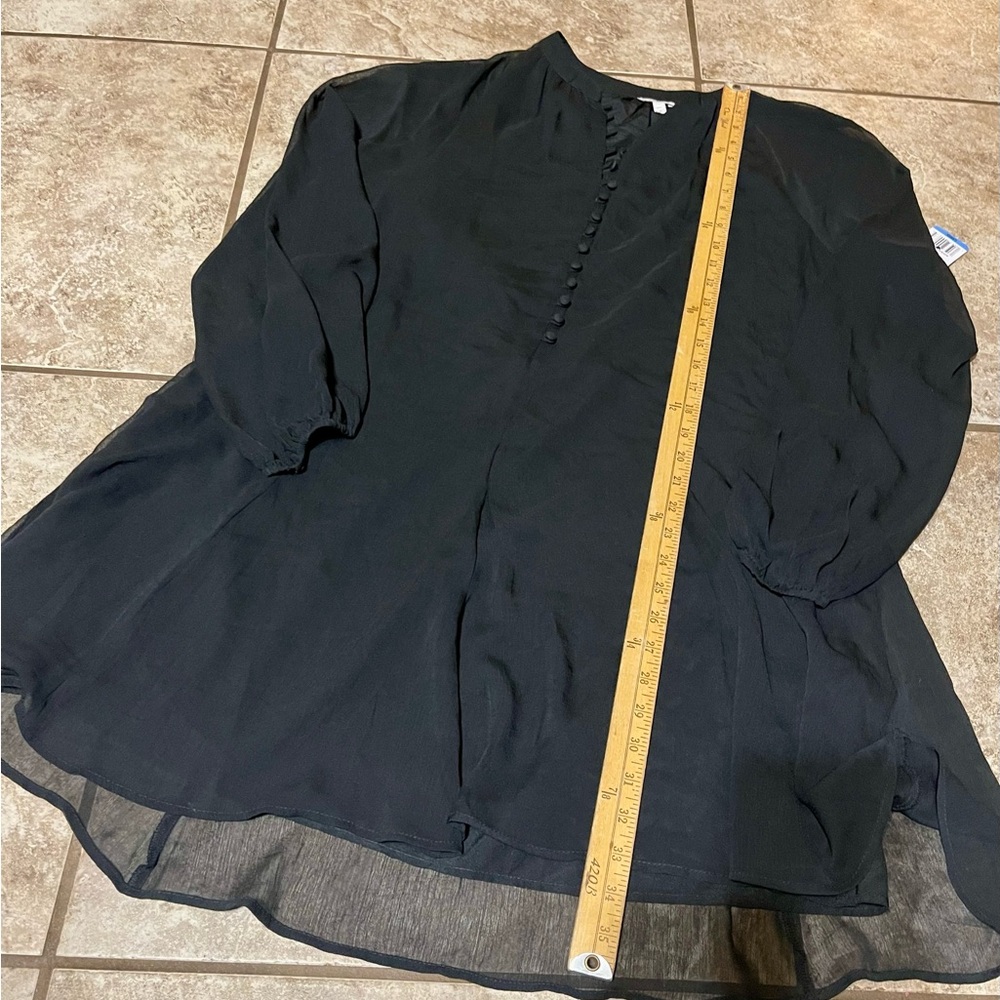 Joie Black Balloon Sleeve Dress (large)